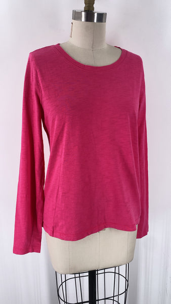 J. Crew Pink Girlfriend Tee, M