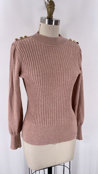 Adrianna Papell Pink Sweater, M