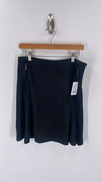 Monterey Club Black Skort Skirt, M