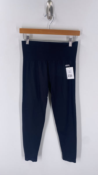 AYBL Black Leggings, M