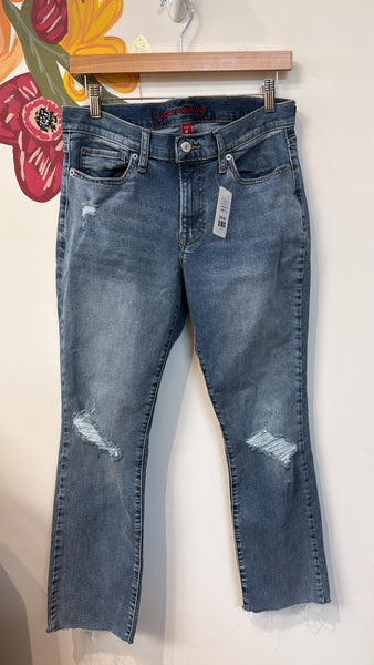 Lucky Brand Mid Rise Straight Jeans, 10