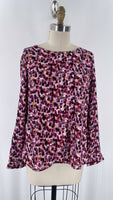 Investments Purple Print Top, M