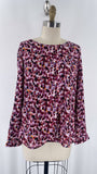 Investments Purple Print Top, M