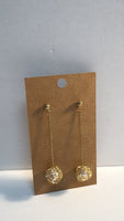 Gold/Pearl Earrings