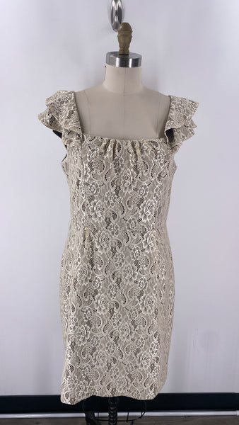 Antonio Melani Tan Lace Dress, 12