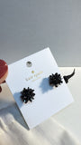 New Kate Spade Hematite Flying Colors Black Rock Candy Cluster Stud Earrings