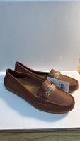 Coach Brown Leather Loafers, 7