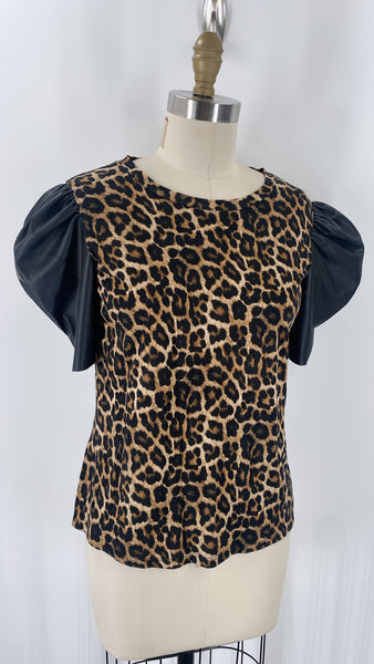 Michael Kors Animal Print Top, M