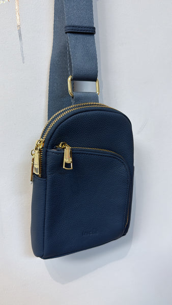 Inicat Blue Crossbody Bag, 8"x6"