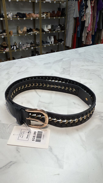Black/Gold Belt, M
