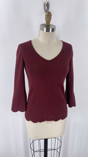 Talbots Burgundy Sweater, XS