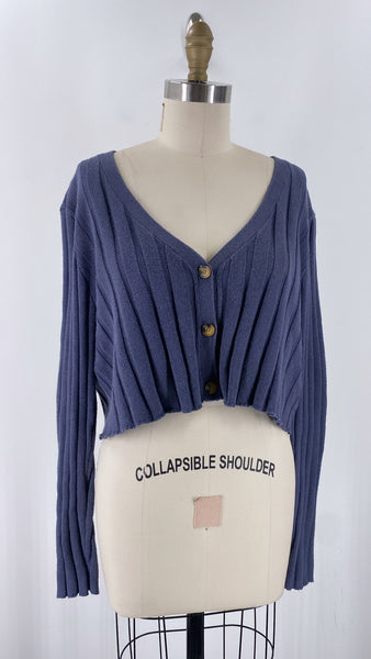 New Aeropostale Button Front Cropped Cardigan, XL