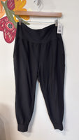 Old Navy Black High Rise Go-Dry Joggers, L