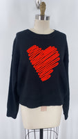 Black Heart Sweater, L