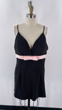 New Fashion Nova Black Bella Bow Mini Dress, 1X