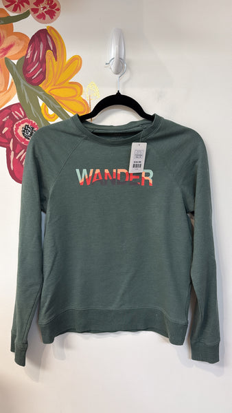 Columbia Green Sweatshirt, XS