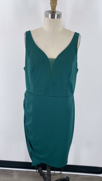 Grace Karin Green Dress, 2XL