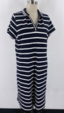 Lands End Blue Stripe Dress, XL