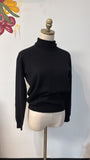 100% Cashmere Black Sweater, S