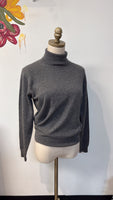 100% Cashmere Gray Sweater, S