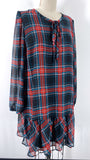 New Draper James Plaid Dress, XL