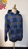 Air Jordan Plaid Hoodie Sweatshirt, M