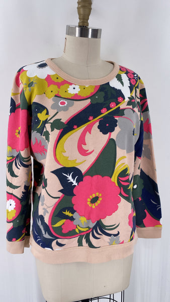 Talbots Print Sweatshirt, L Petite