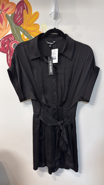 New Steve Madden Black Tori Romper, 4