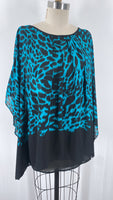 Michael Kors Black Print Top, 1X