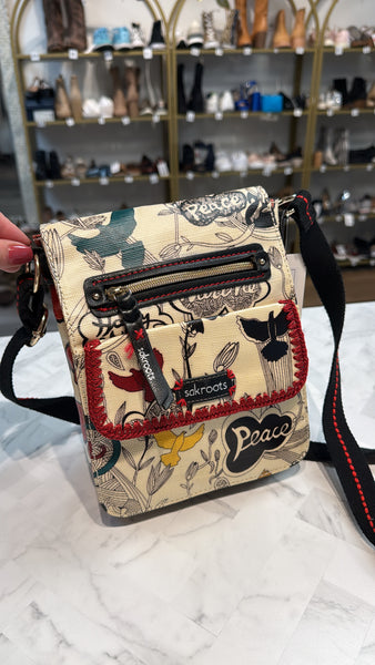 The Sak "Peace" Crossbody Bag, 9"X7"
