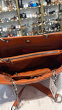 Montana West Brown Faux Leather Shoulder Bag, 13"x9"