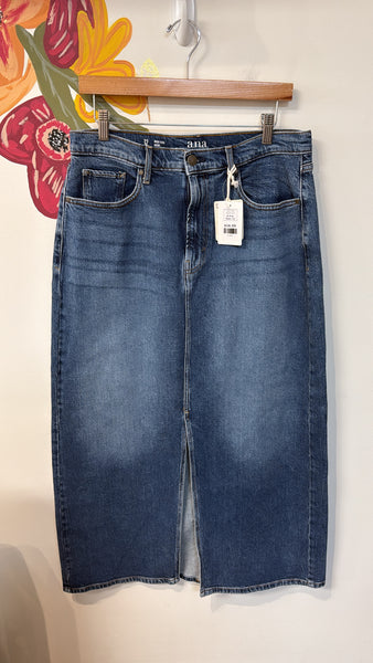 New a.n.a. Denim High Rise Skirt, 12