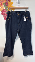Rachel Zoe Cropped 24" Inseam Jeans, 14