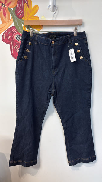 Rachel Zoe Cropped 24" Inseam Jeans, 14