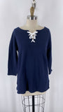 New Talbots Navy Top, S