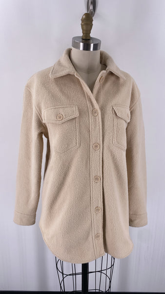 Hilary Radley Tan Shacket Jacket, S