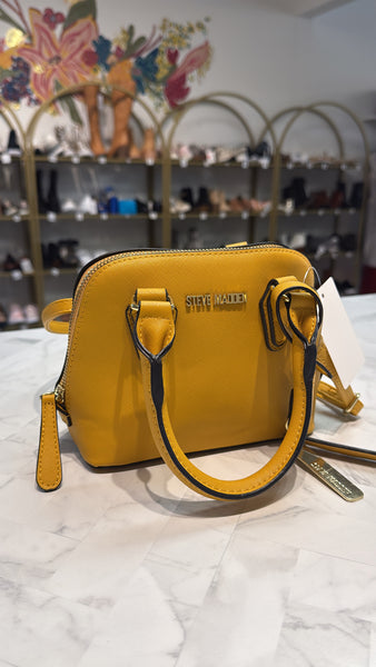 Steve Madden Yellow Crossbody Bag, 6"x7"