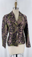Chico's Purple Print Jacket, S