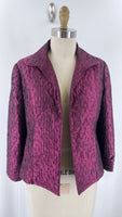 Chico's Purple Open Front Jacket, S