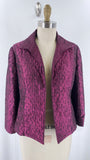 Chico's Purple Open Front Jacket, S