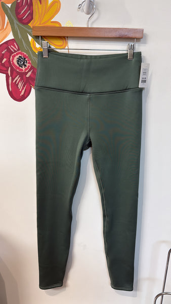 Kyodan Outdoor Lined Green Leggings, M