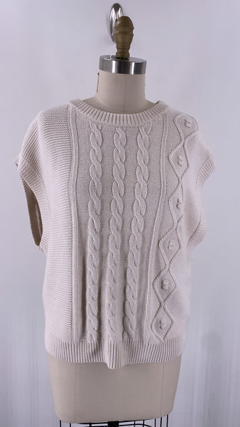 Frye & Co. Ivory Sweater, M