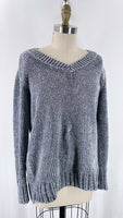 Orvis Gray Chenille Sweater, M