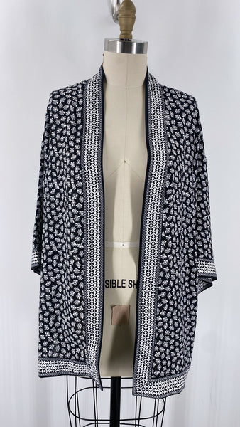 Max Studio Black Kimono, M