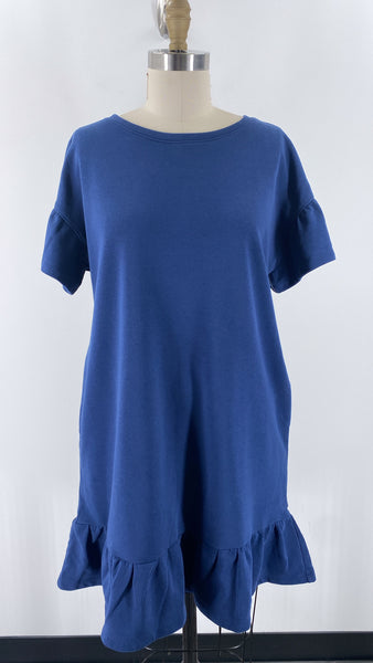Loft Blue Pocket Dress, L