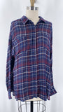 Attention Plaid Top, XL