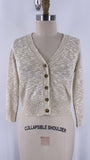 Jennifer Lopez Gold Metallic Cardigan, S