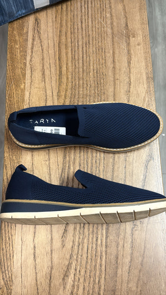 Taryn Rose Blue Loafers, 9.5
