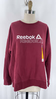 New Reebok Raspberry Sweatshirt, L