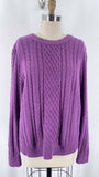 St. John's Bay Purple Sweater, XL
